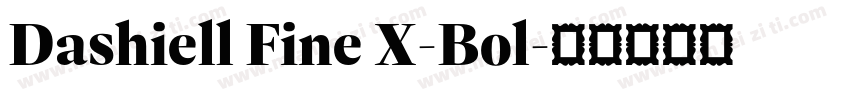 Dashiell Fine X-Bol字体转换